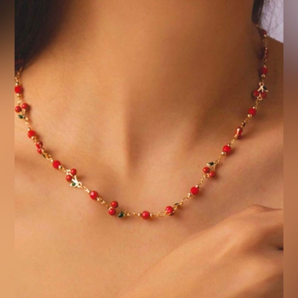 Cherry necklace #1508